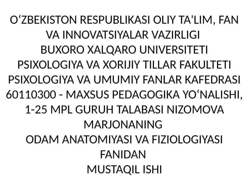 Katta va kichik qon aylanish doirasi