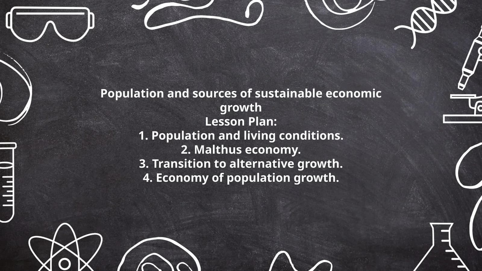 Population and sources of sustainable economic growth
