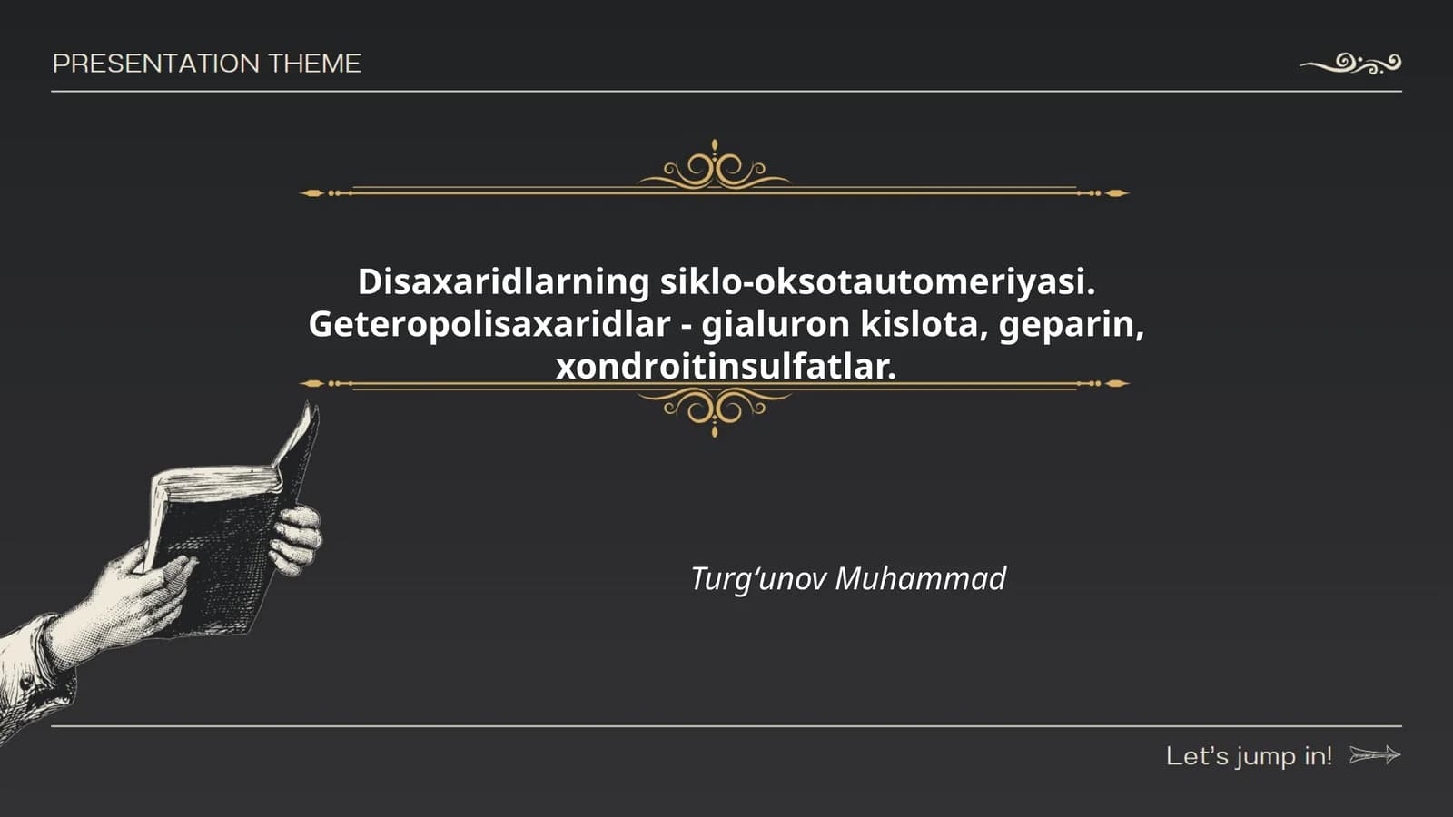 Disахаridlаrning siklо-оksоtаutоmеriyasi