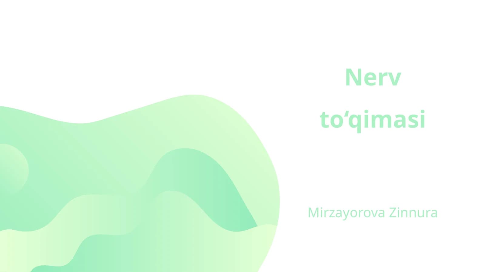 Nerv to‘qimasi
