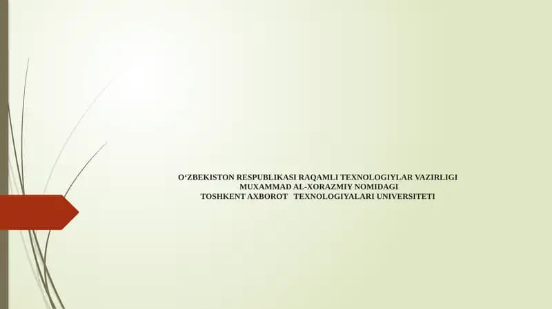 Vaqt Seriyalari Tahlili va Bashoratlash