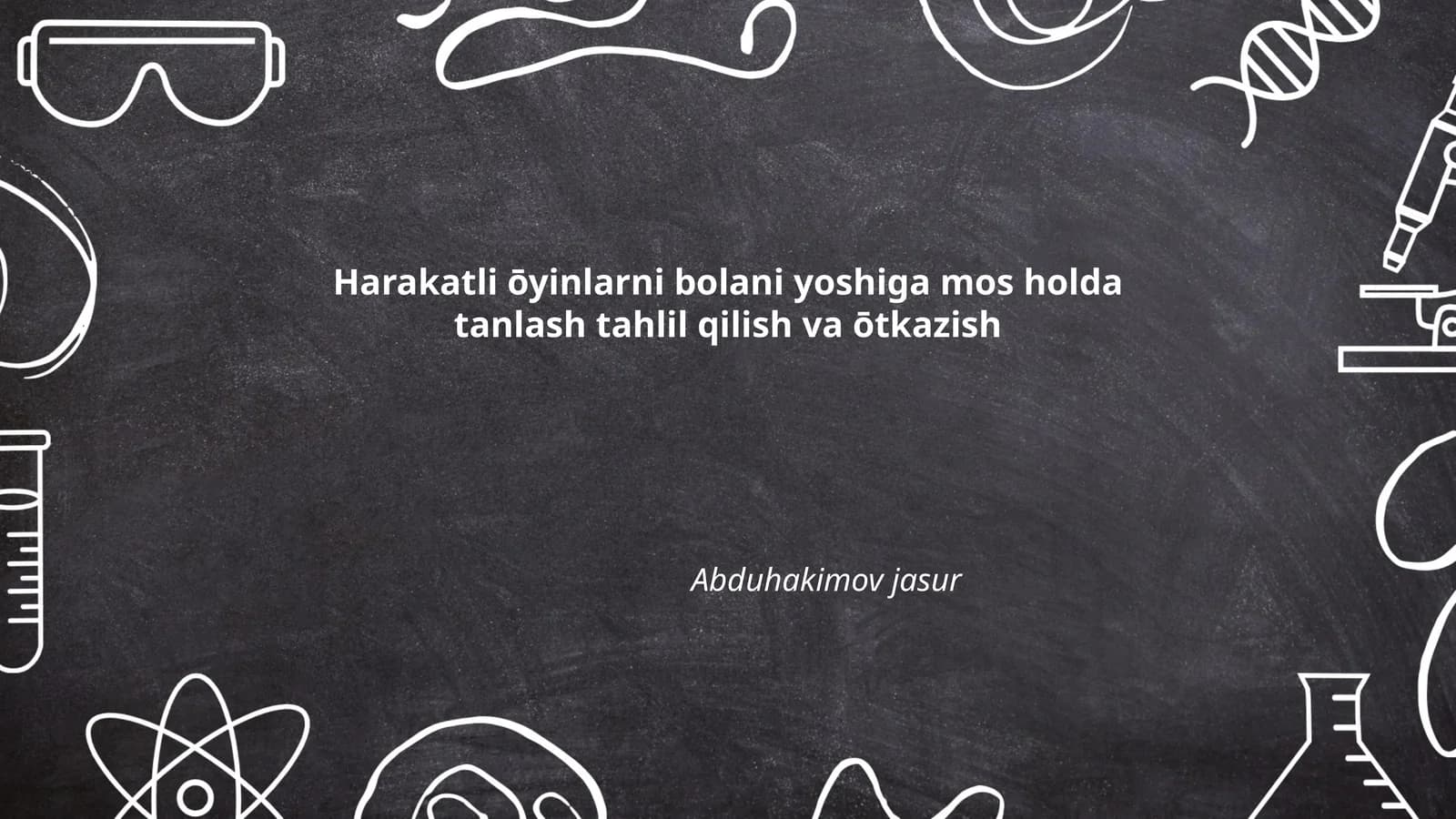 Yoshga mos harakatli o‘yinlarni tanlash mezonlari