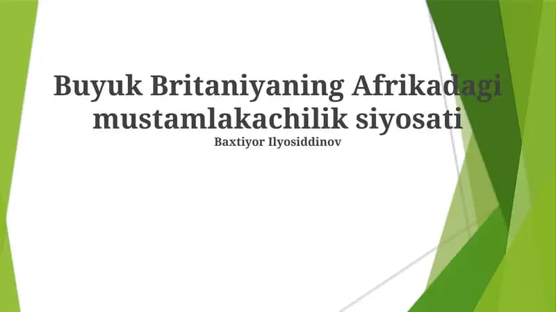 Mustamlakachilik siyosati