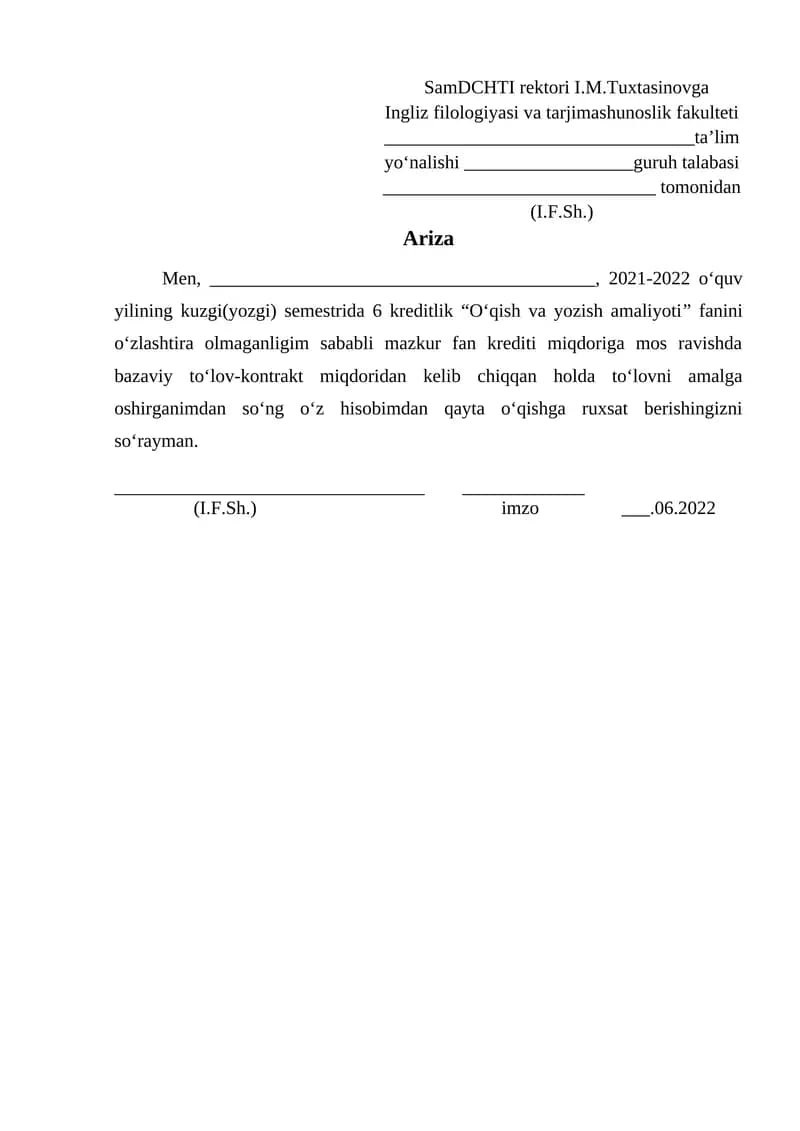 Oʻqish va yozish amaliyoti