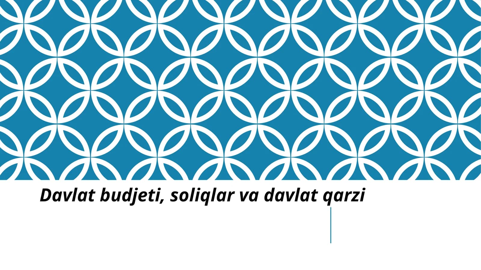 Davlat budjeti, soliqlar va davlat qarzi