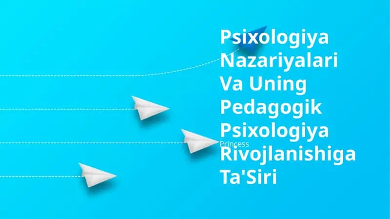 Pedagogik Psixologiya Nazariyalari