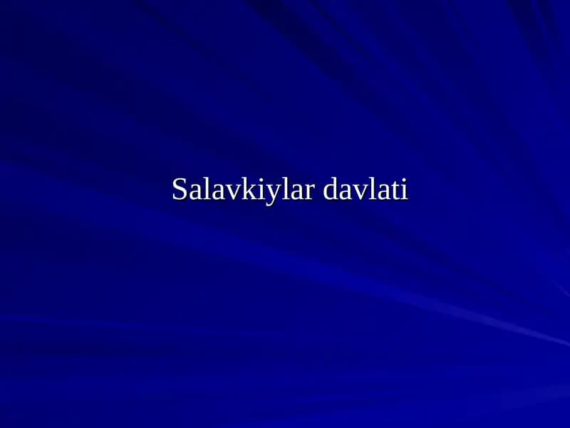 Salavk I