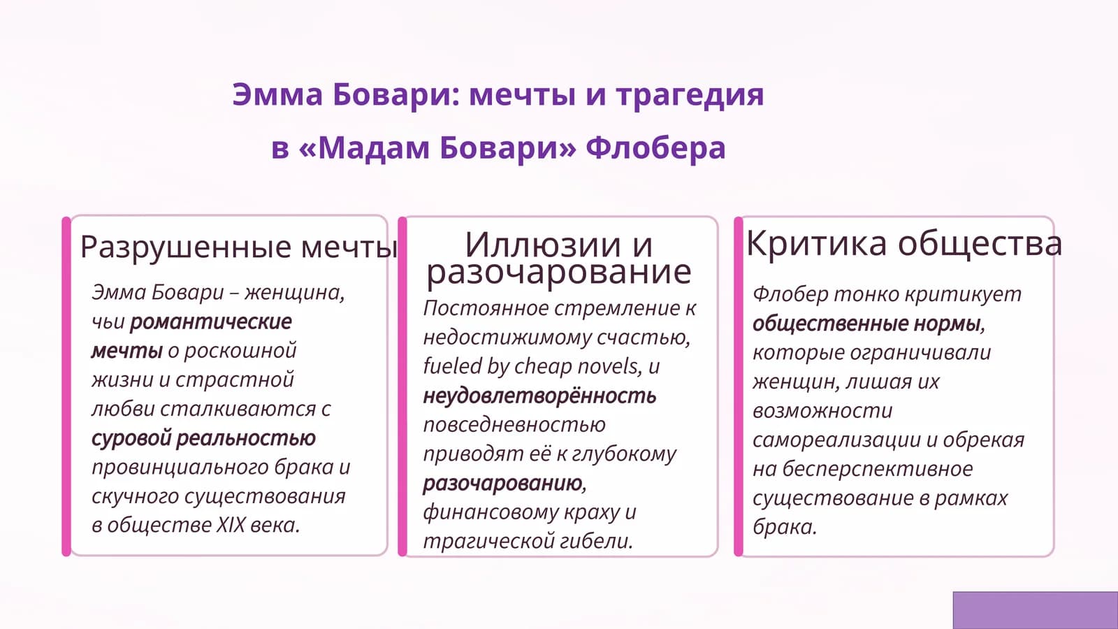 Эмма Бовари: мечты и трагедия в «Мадам Бовари» Флобера