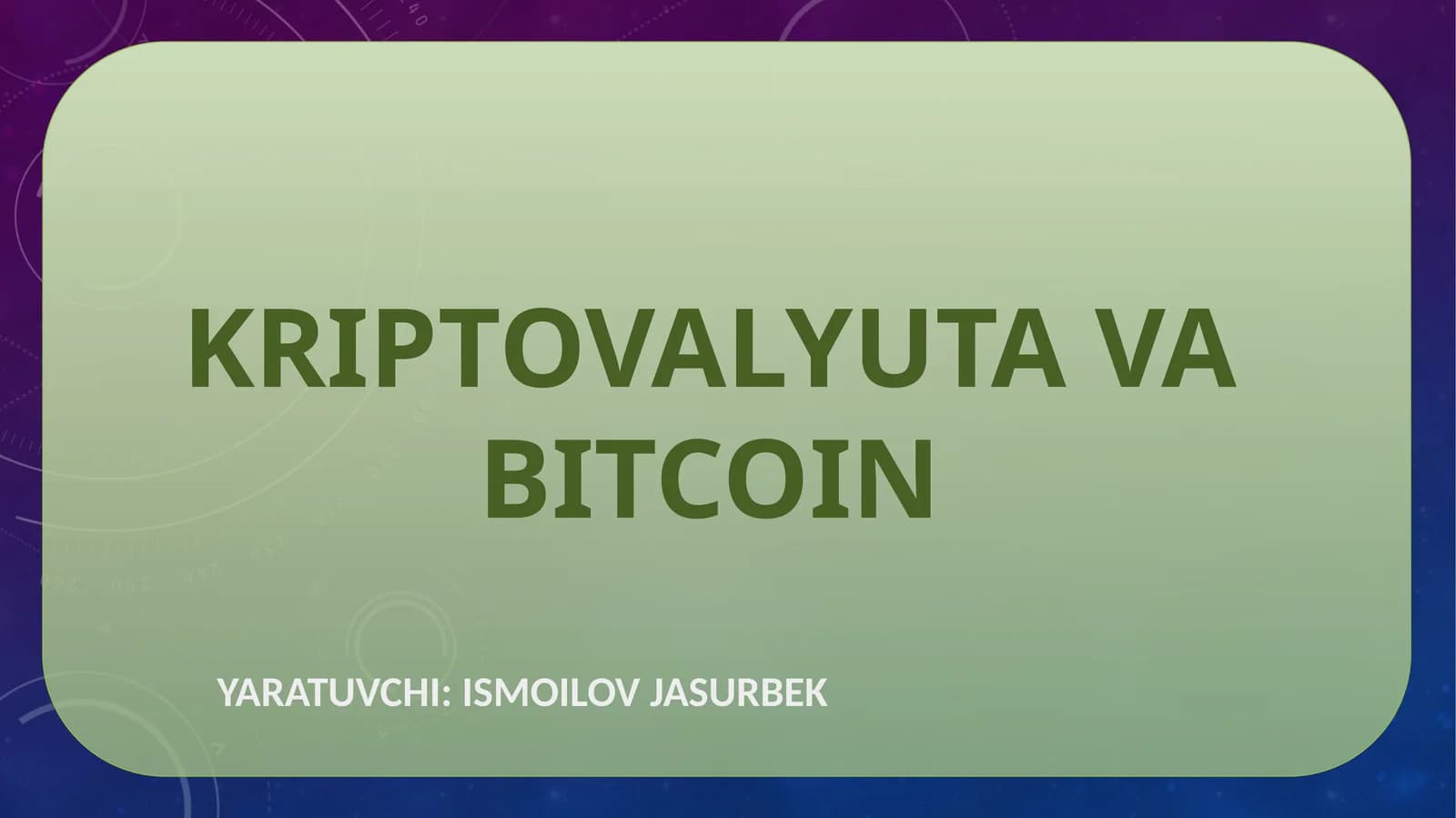 Kriptovalyutavabitcoin