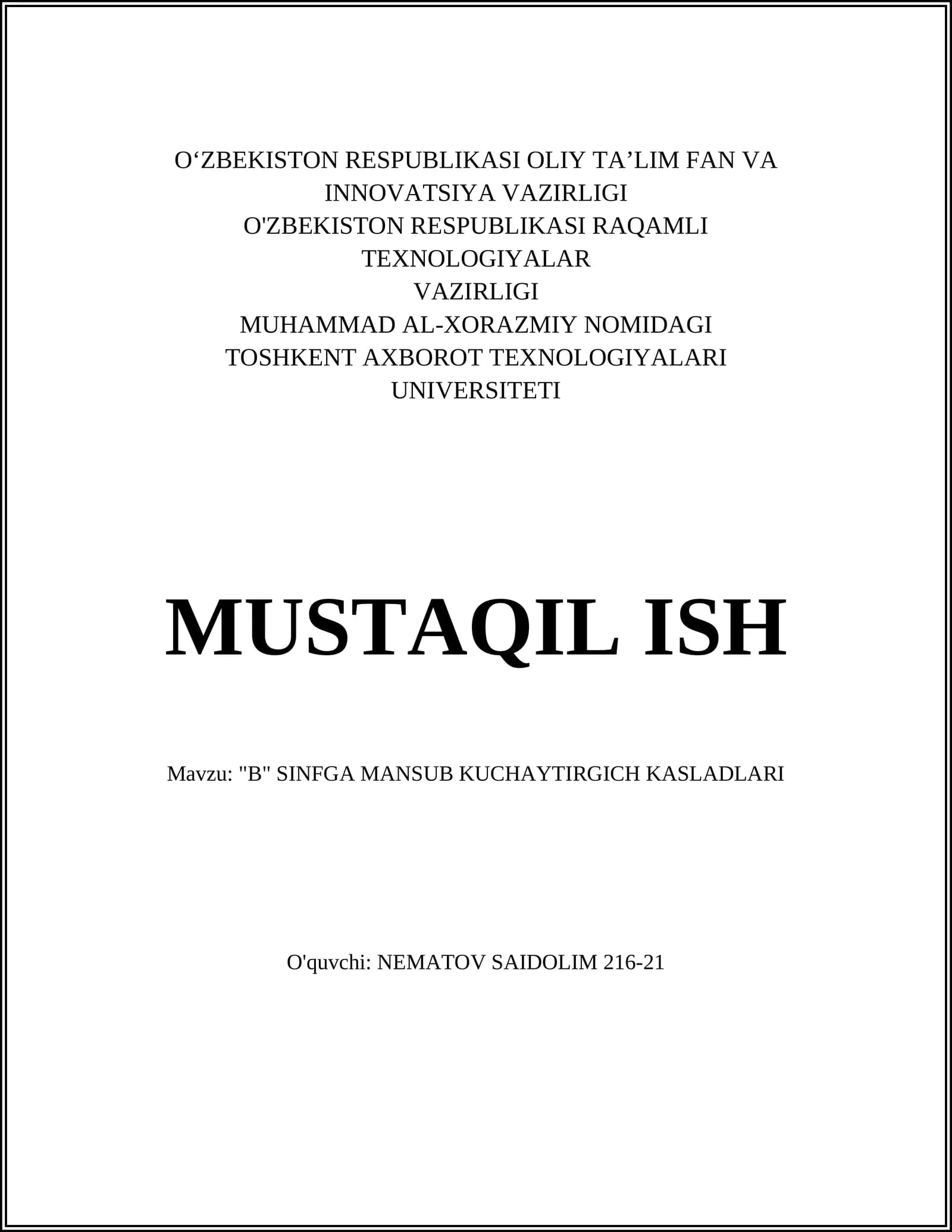 B sinf kuchaytirgichning ishlash printsipi