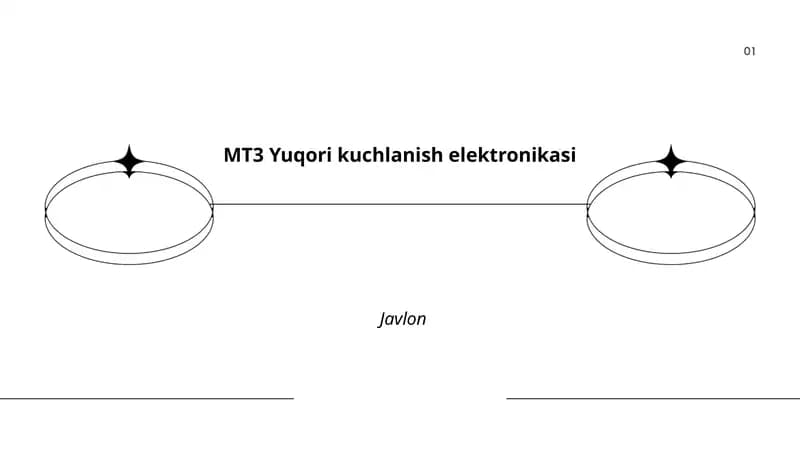 MT3 Yuqori kuchlanish elektronikasi