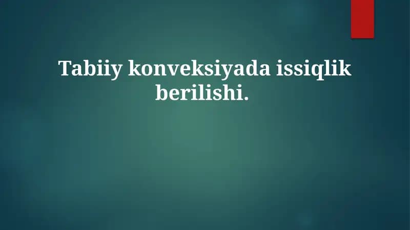 Tabiiy konveksiya