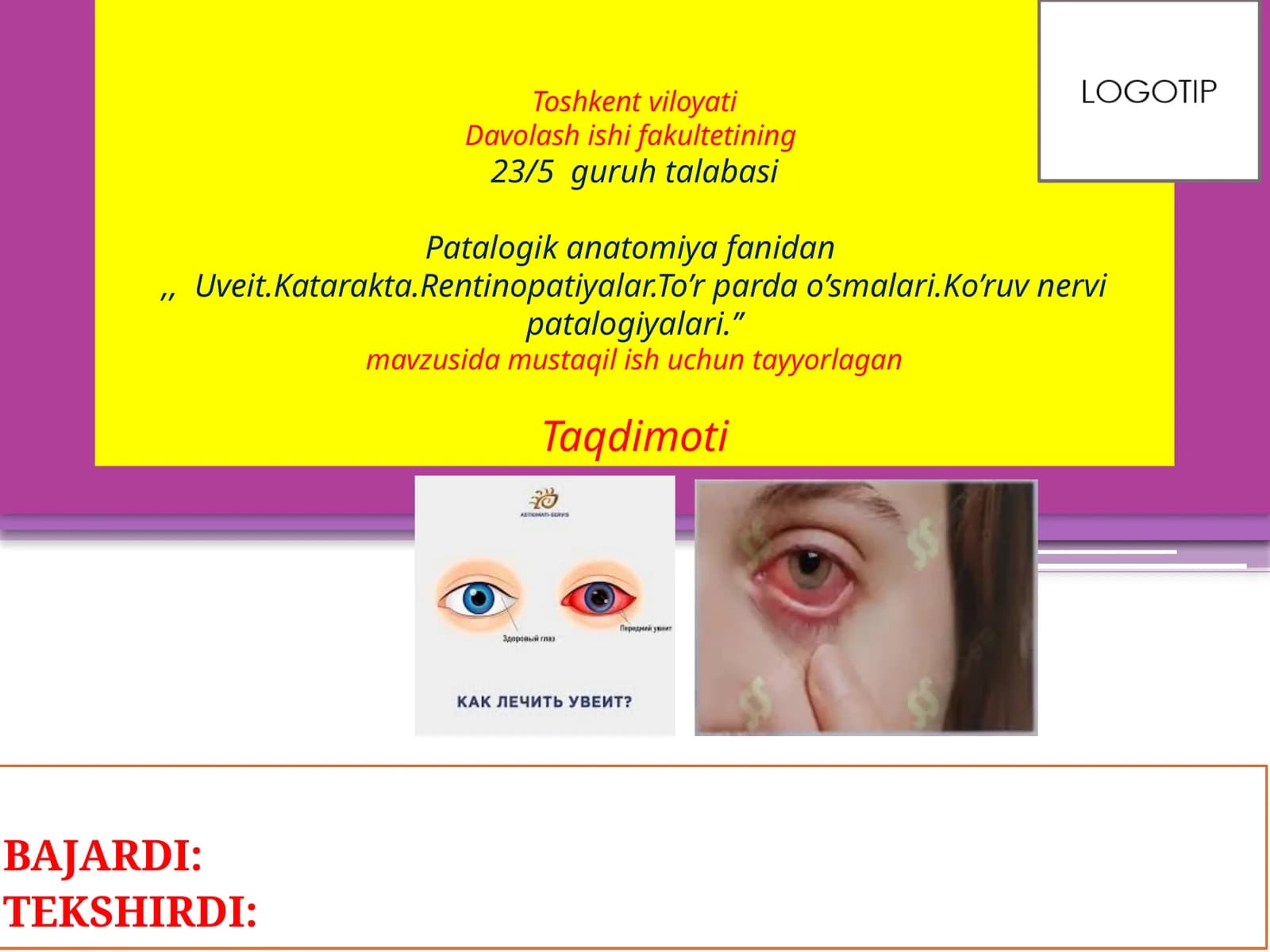 Patalogiya anatomiyasi fanidan