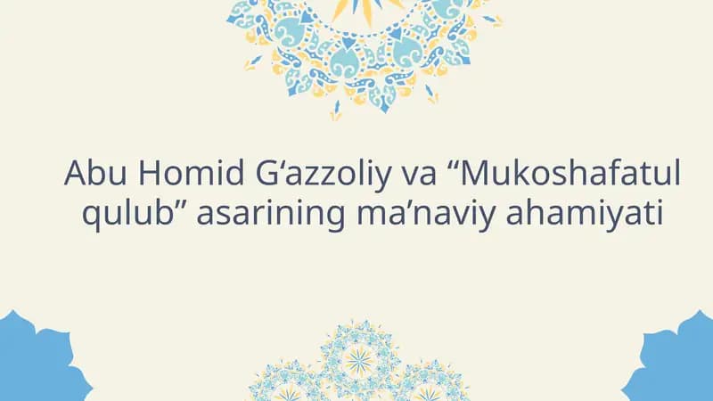 Mukoshafatul qulub