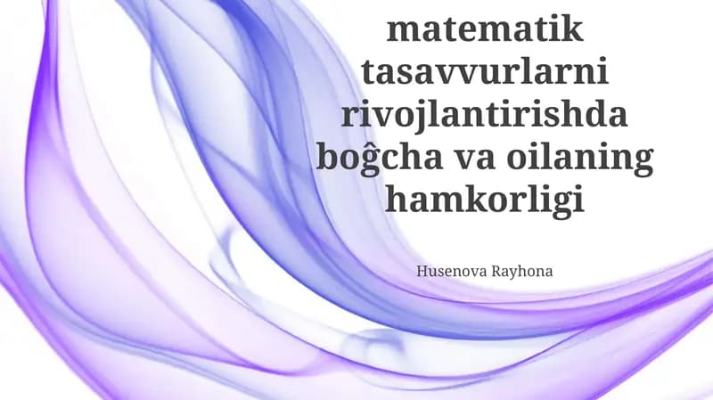 Oilaviy o'yinlar va faoliyatlar