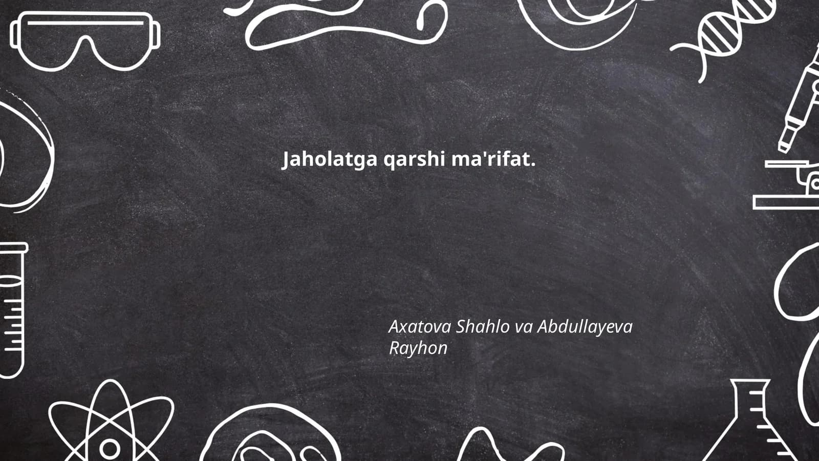 Jaholatga qarshi ma'rifat