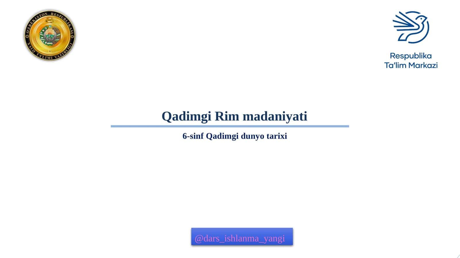 Qadimgi dunyo tarixi