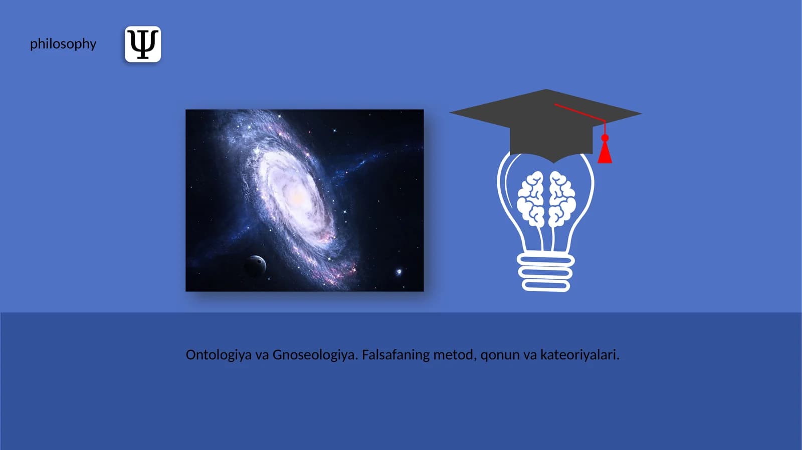 Ontologiya va Gnoseologiya