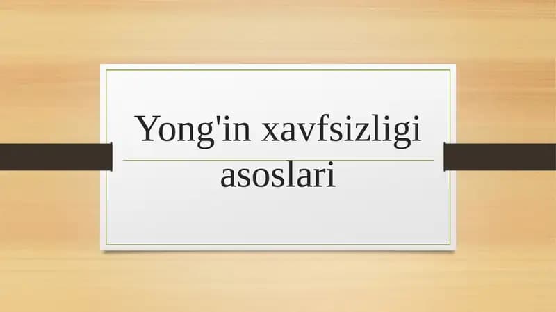 yong'in xavfsizligi