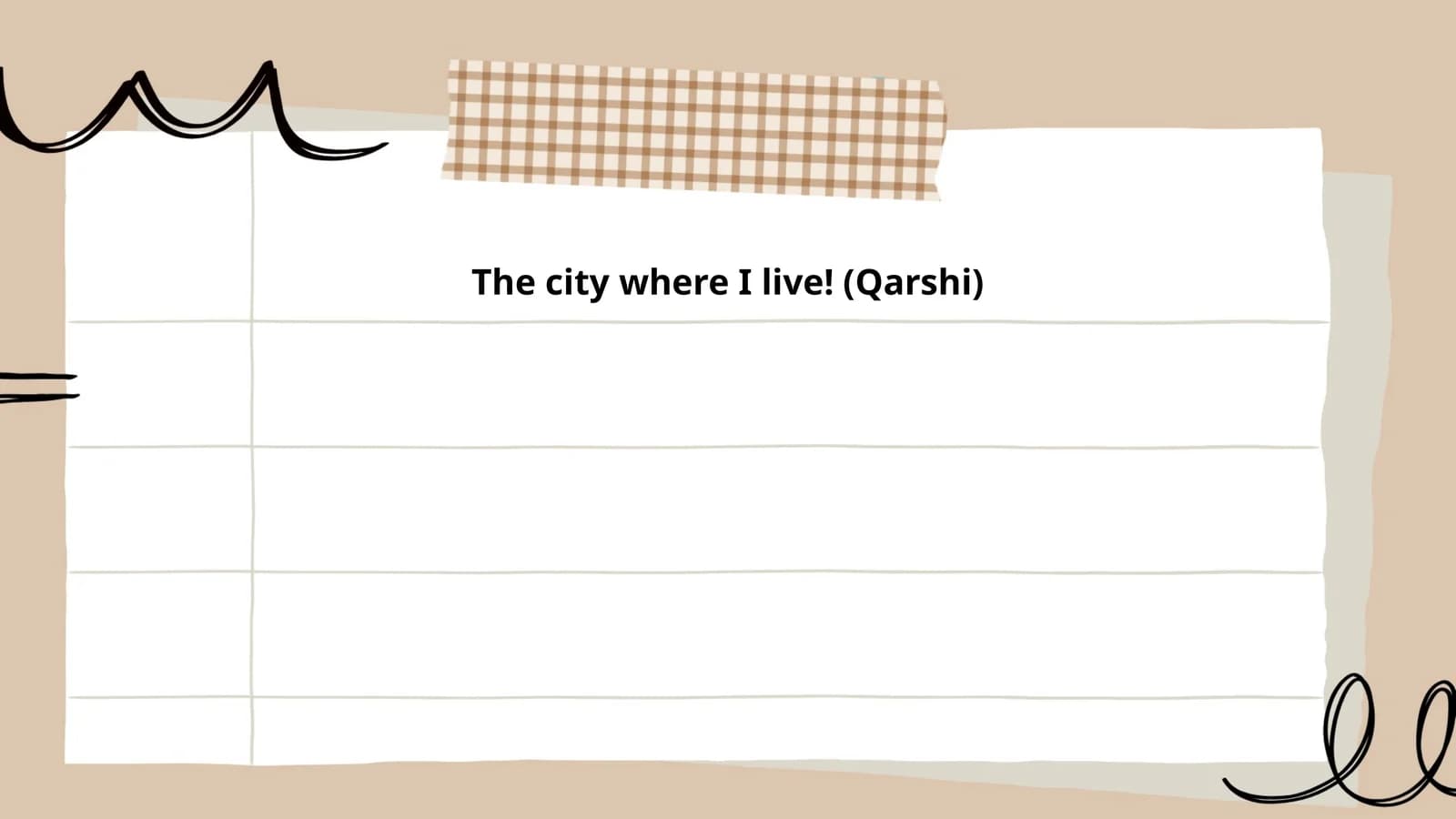 The city where I live! (Qarshi)