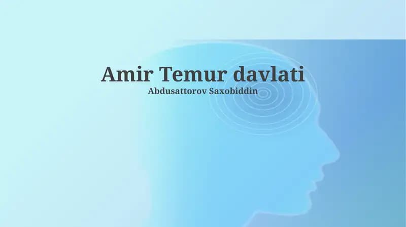 Amir Temur davlati