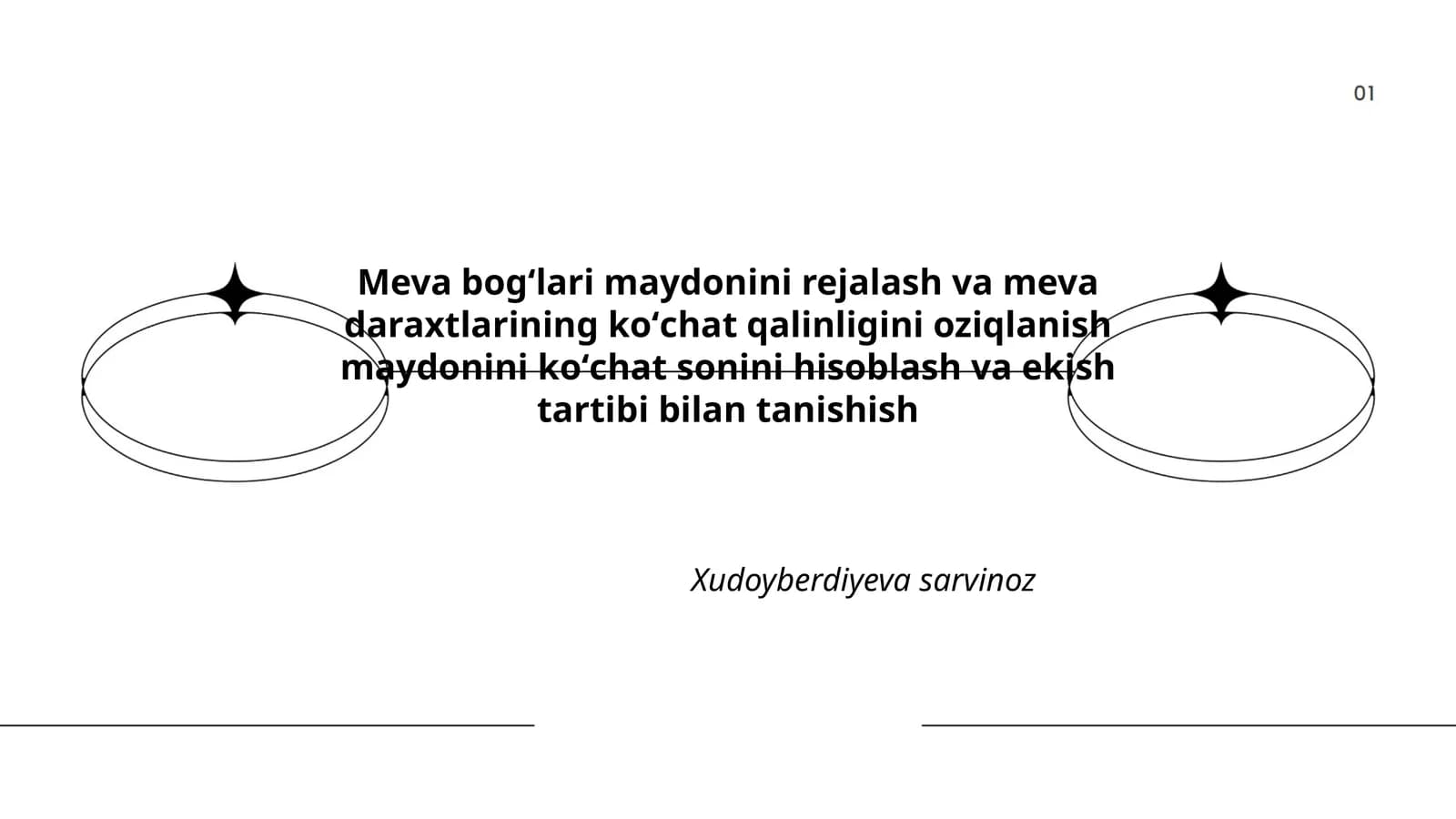 Xudoyberdiyeva sarvinoz