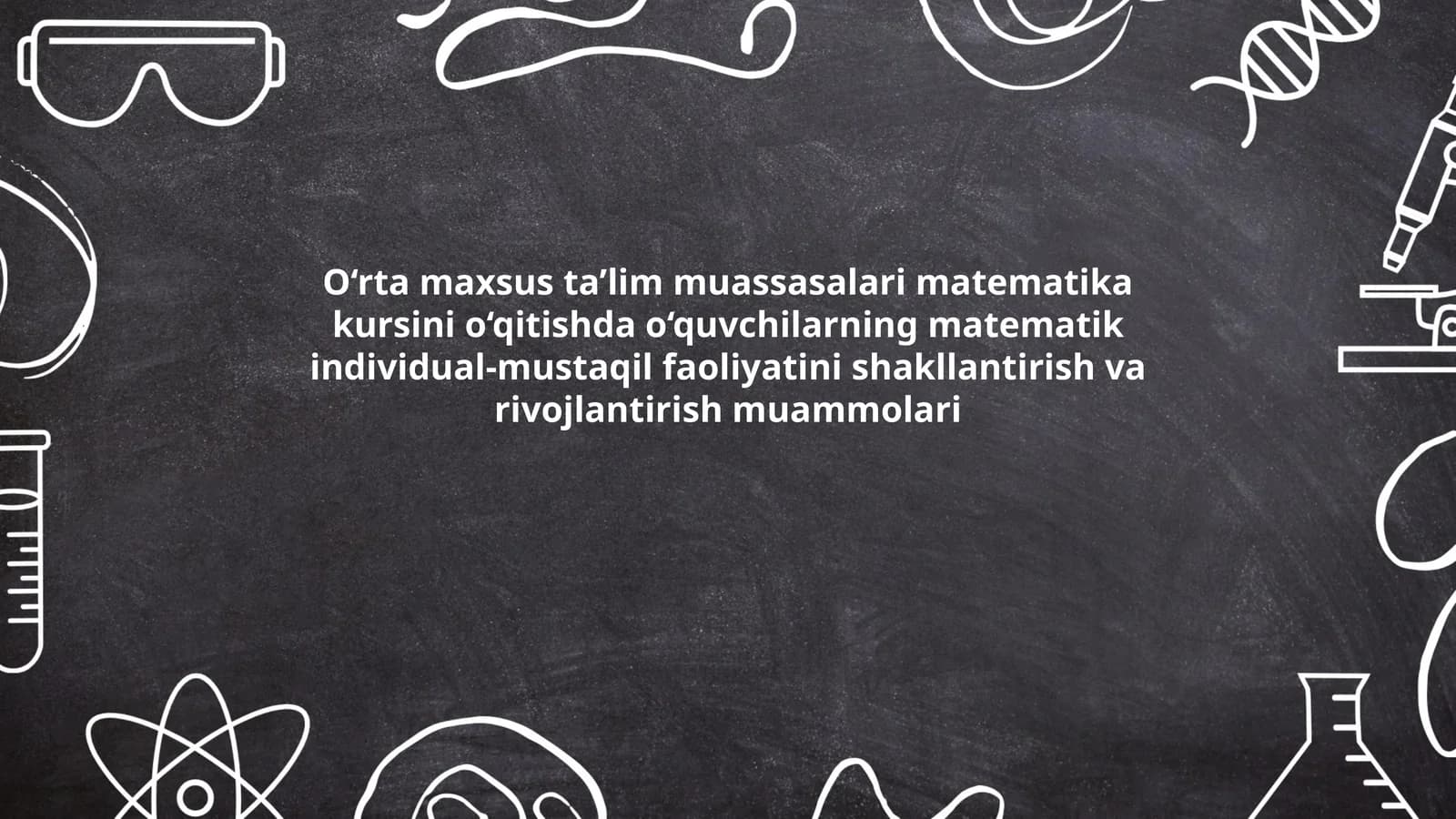O'rtamaxsus Ta'lim Muassasalari Matematika Kursi