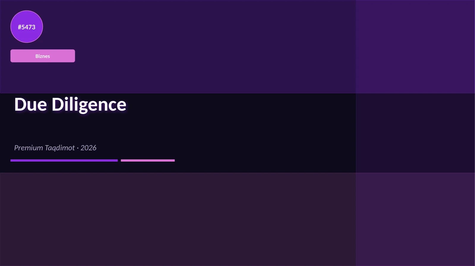 Due Diligence