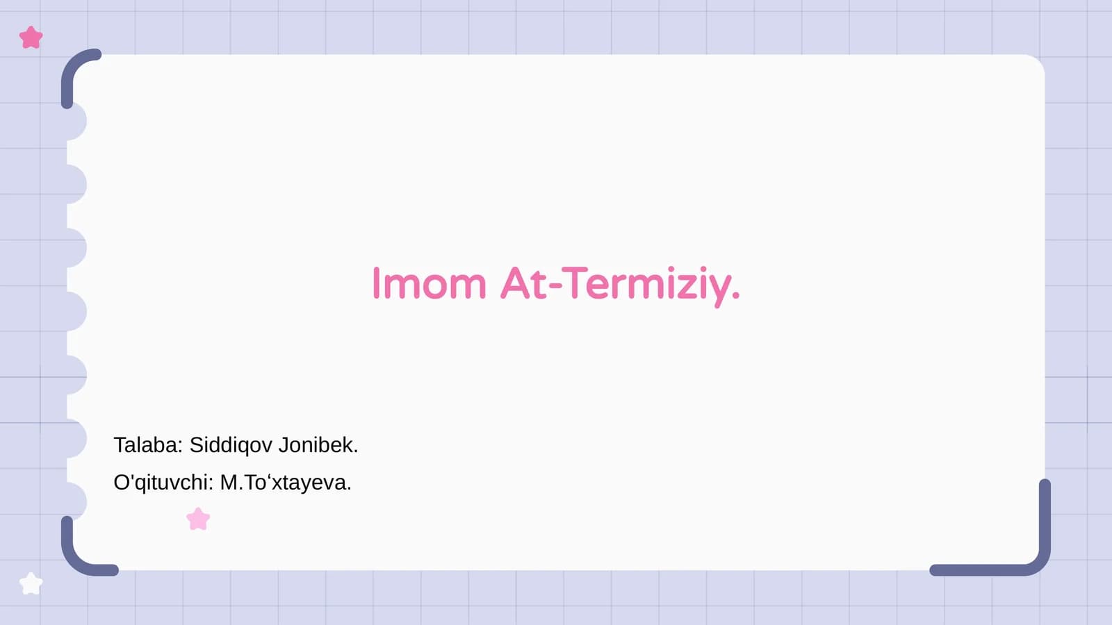 Imom At-Termiziy