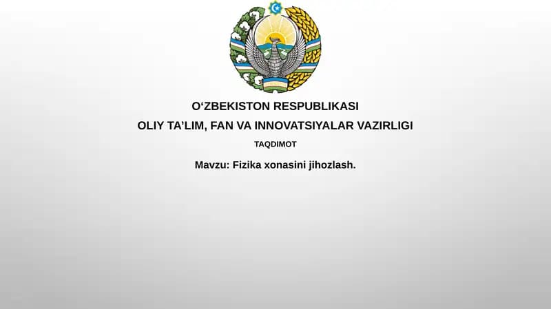 Fizikaxonasinijihozlash