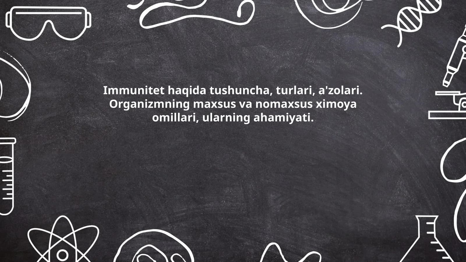 Immunitet tushunchasi