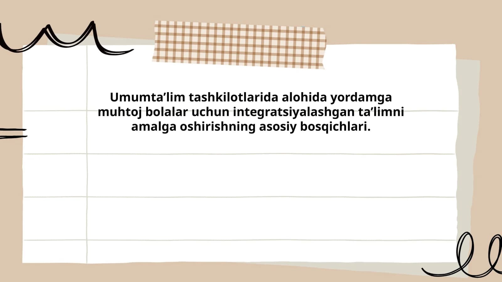 Integratsiyalashgan ta'lim