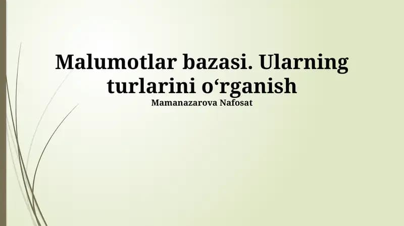Graf ma'lumotlar bazalari