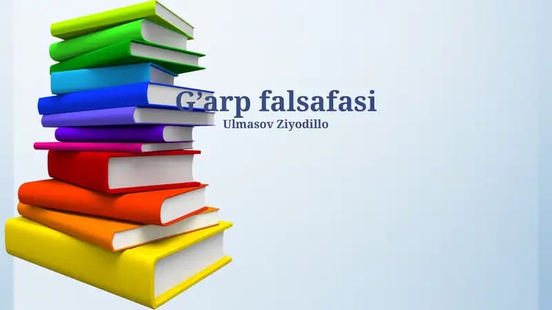 G’arp falsafasi