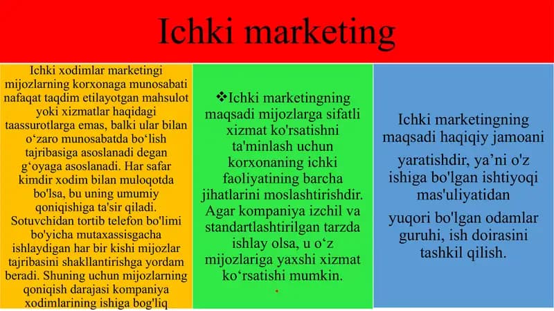 Ichki marketing