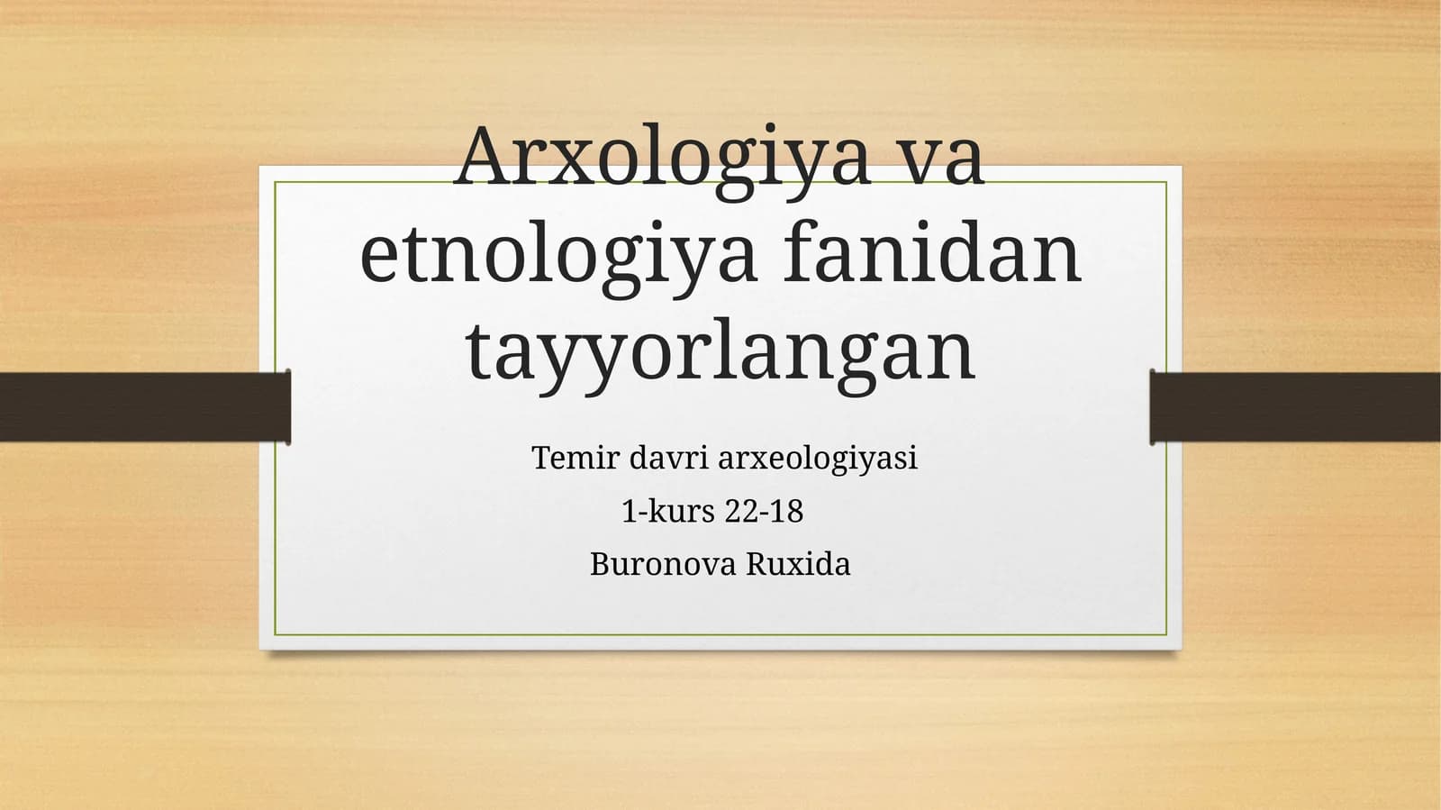Temir davri arxeologiyasi