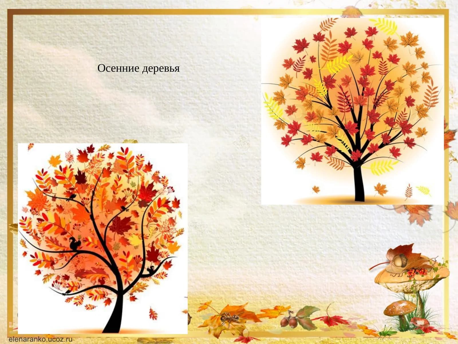 Осенние деревья
