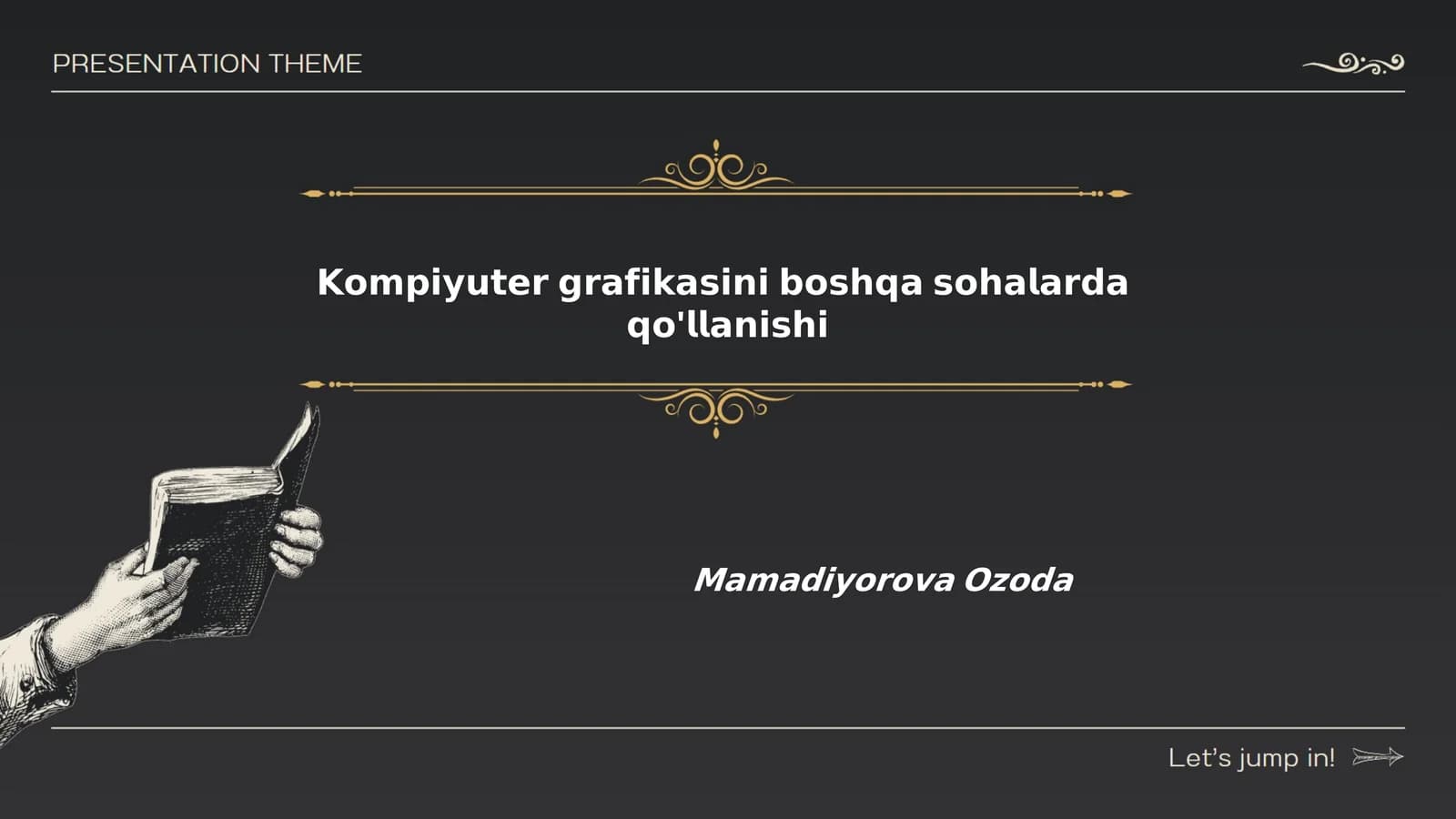 Tibbiyotda kompyuter grafikasi qo'llanilishi