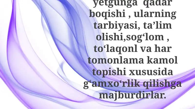 Yaxlit Bola Tarbiyasi Yondashuvlari