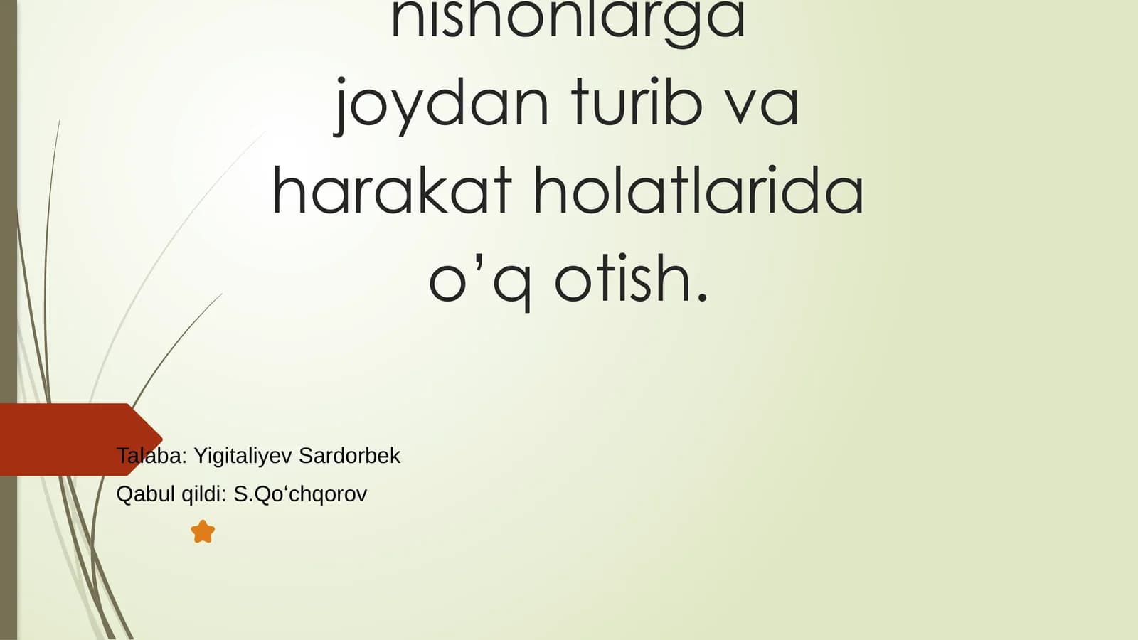 Otishma fizikasini tushunish