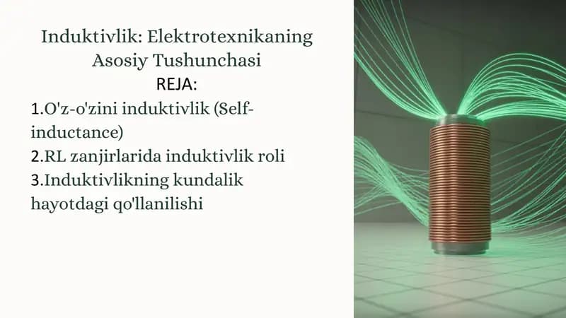 Induktivlik: Elektrotexnikaning Asosiy Tushunchasi