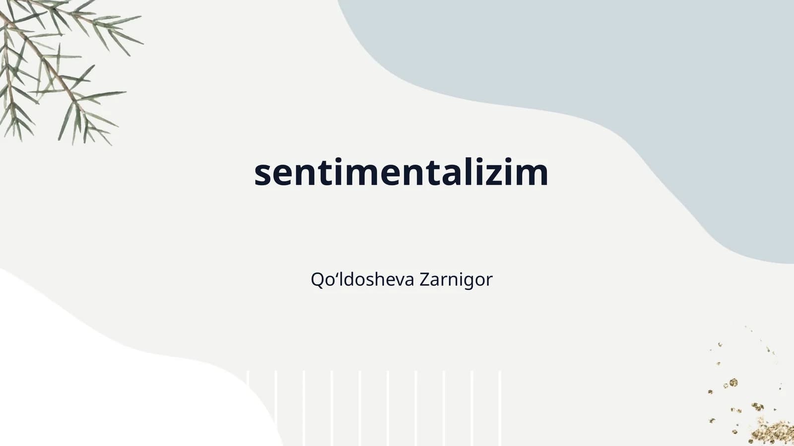 sentimentalizim