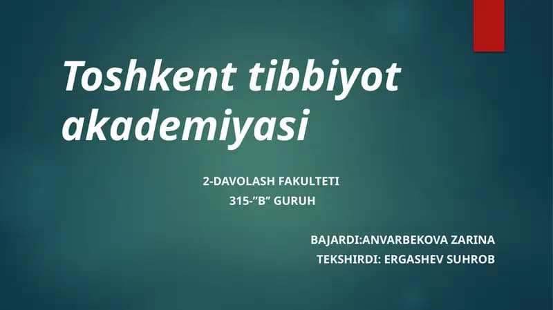 Zamonaviy og'riqsizlantirish usullari