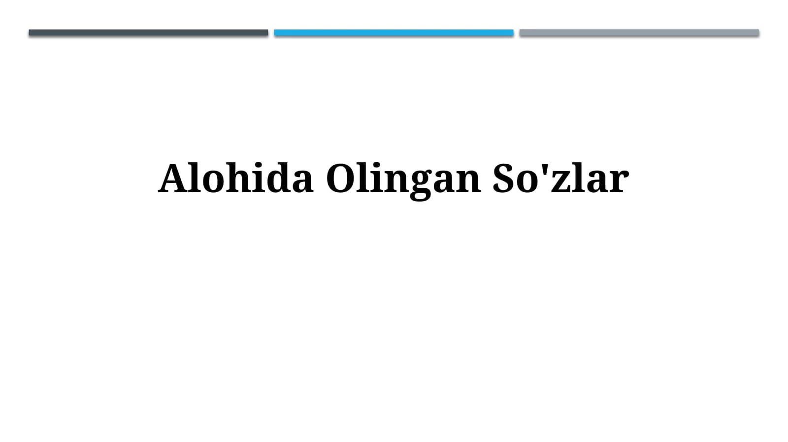 Murakkab so'zlarni ajratish