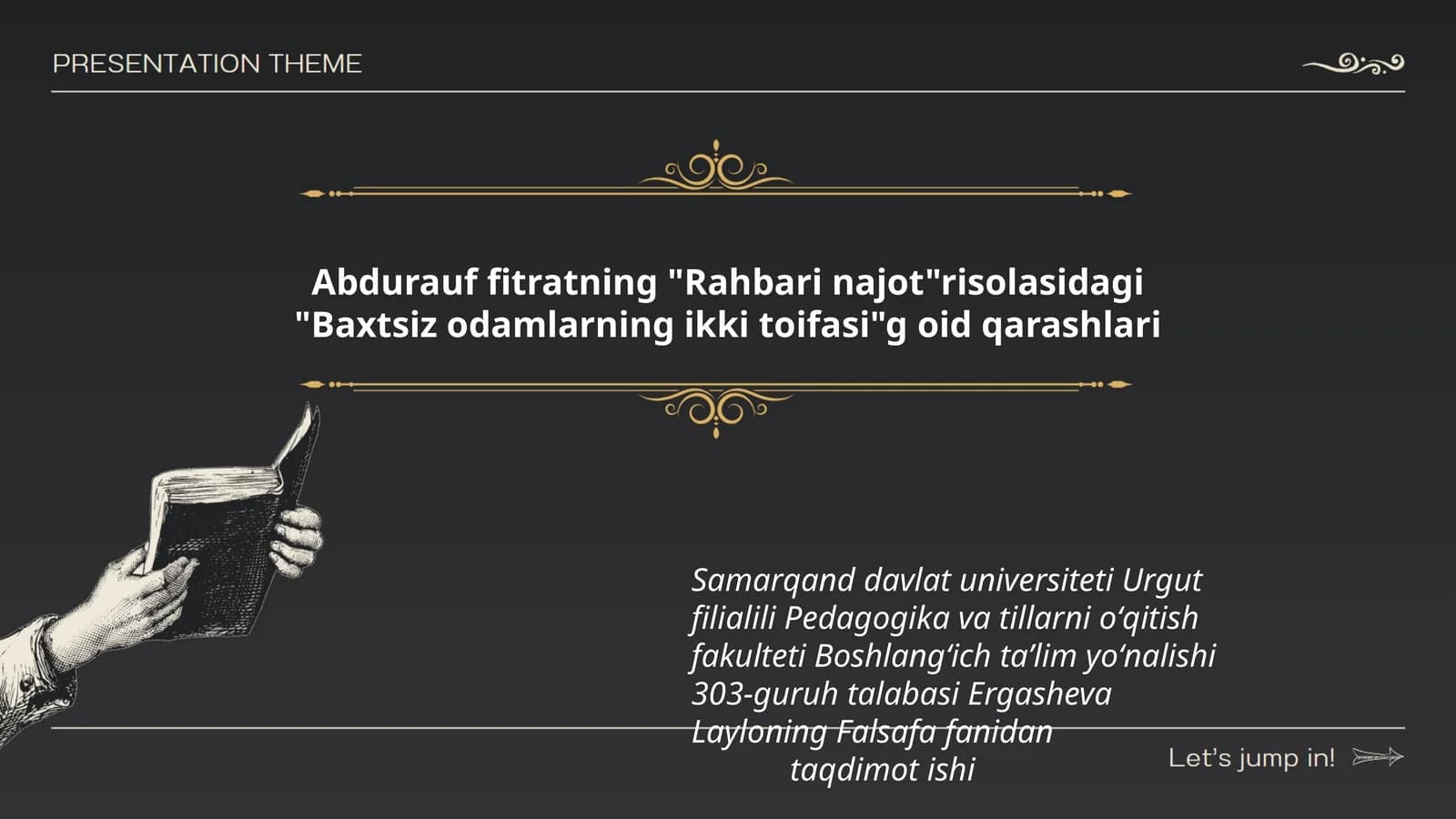 Baxtsiz odamlarning ikki toifasi