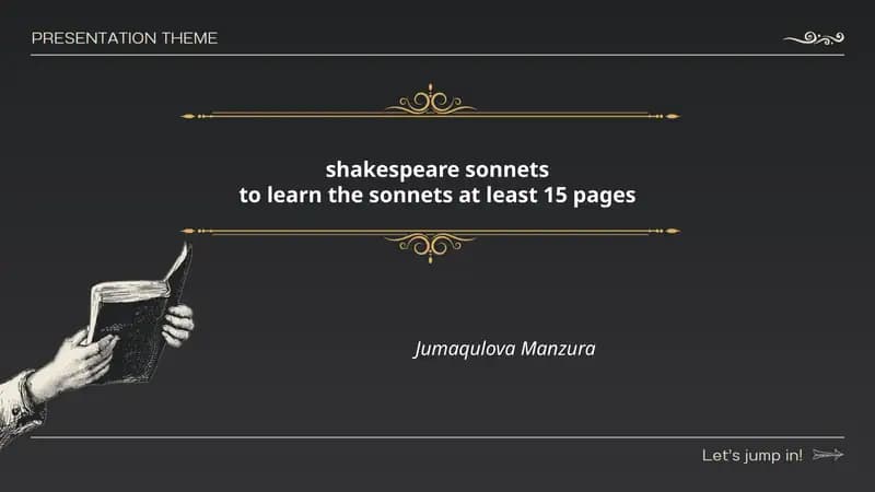 Shakespeare Sonnets