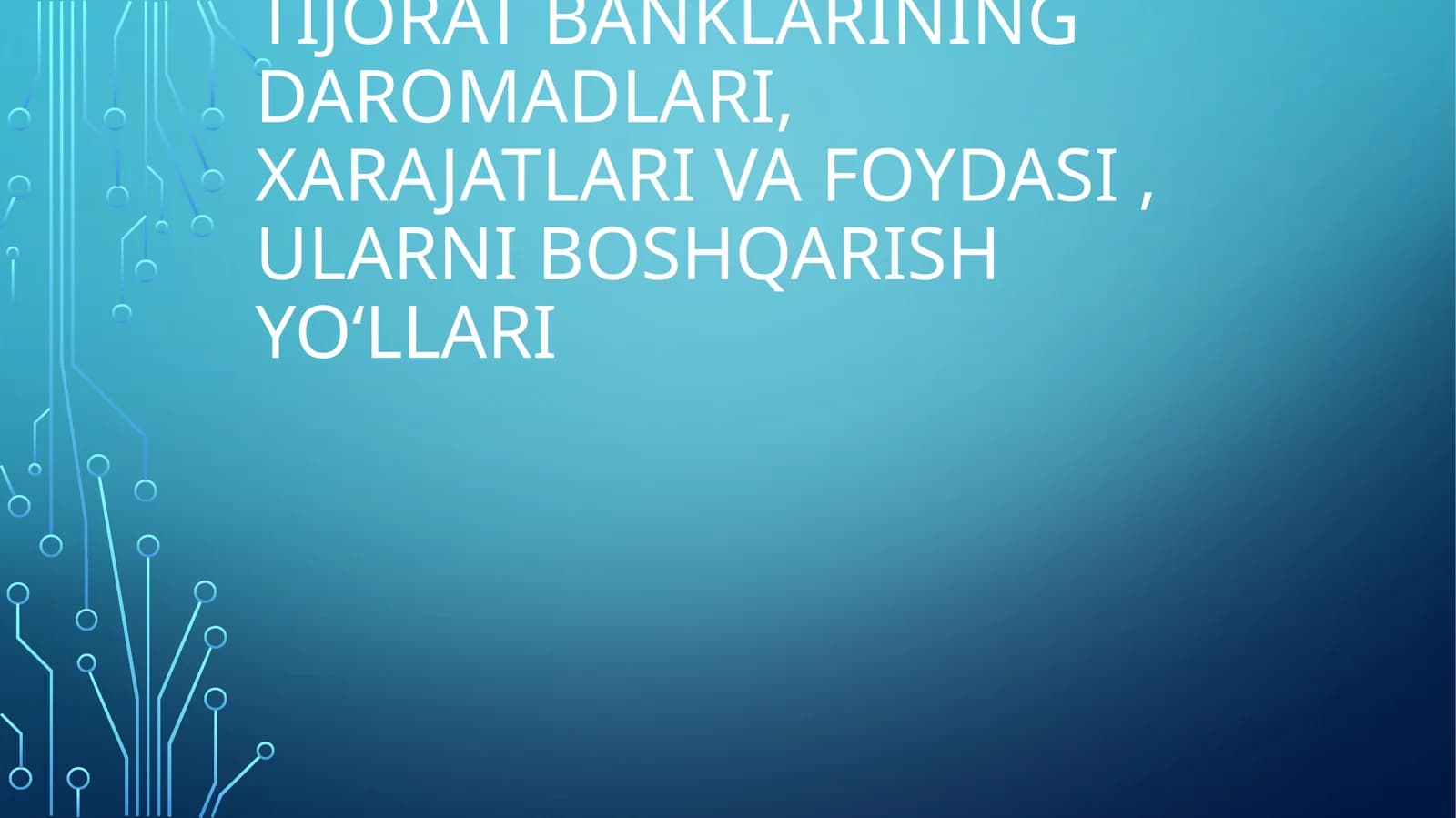 Tijorat banklari