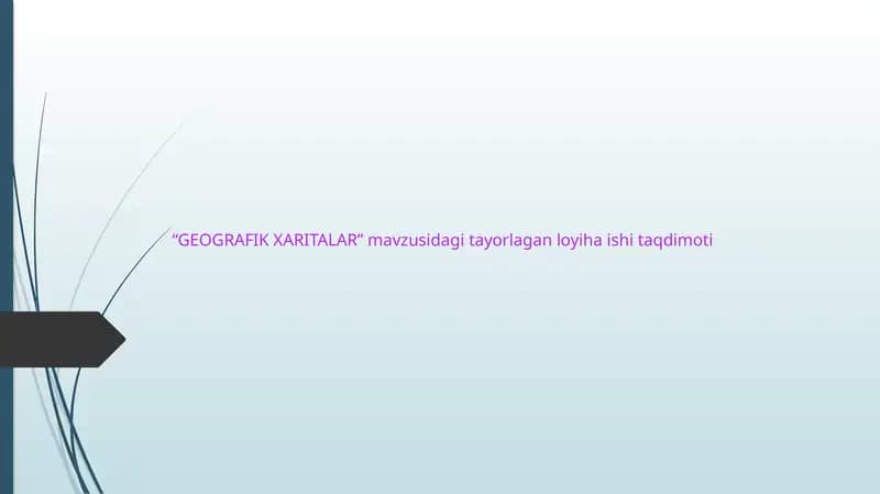GEOGRAFIK XARITALAR