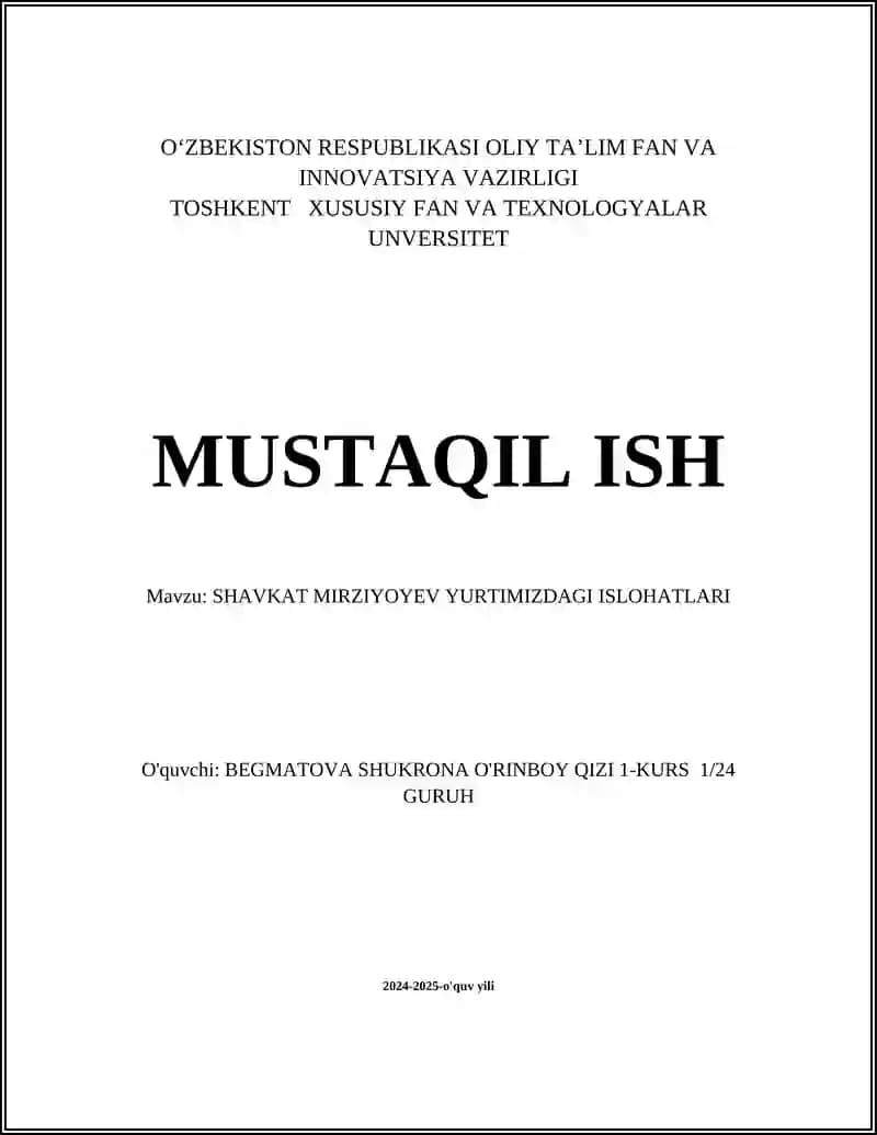 Iqtisodiy islohotlar