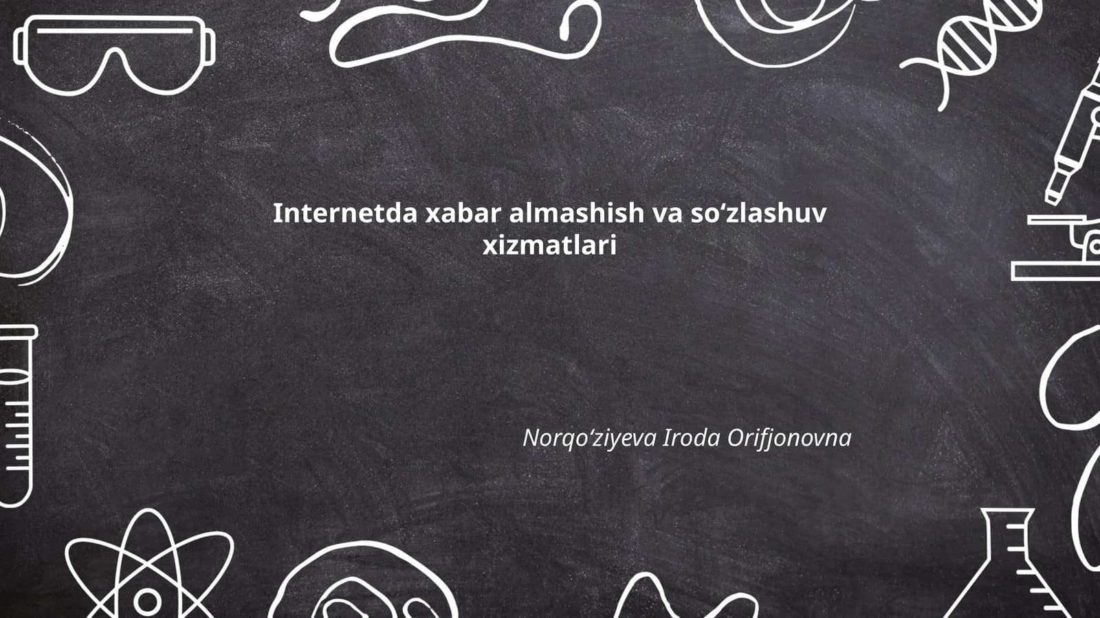Internetda xabar almashish va soʻzlashuv xizmatlari